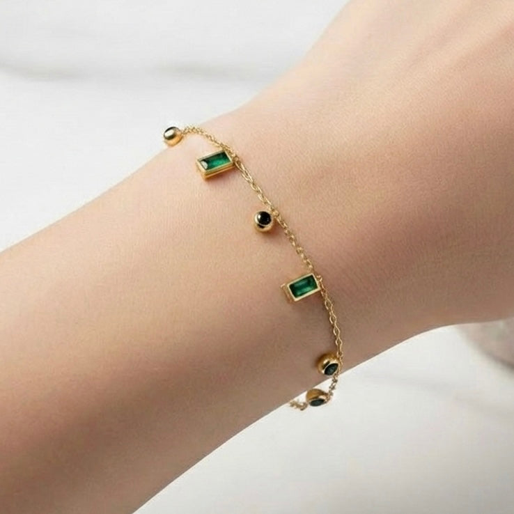 Leona Stone Gold Bracelet