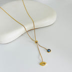 Evil Eye Gold Necklace