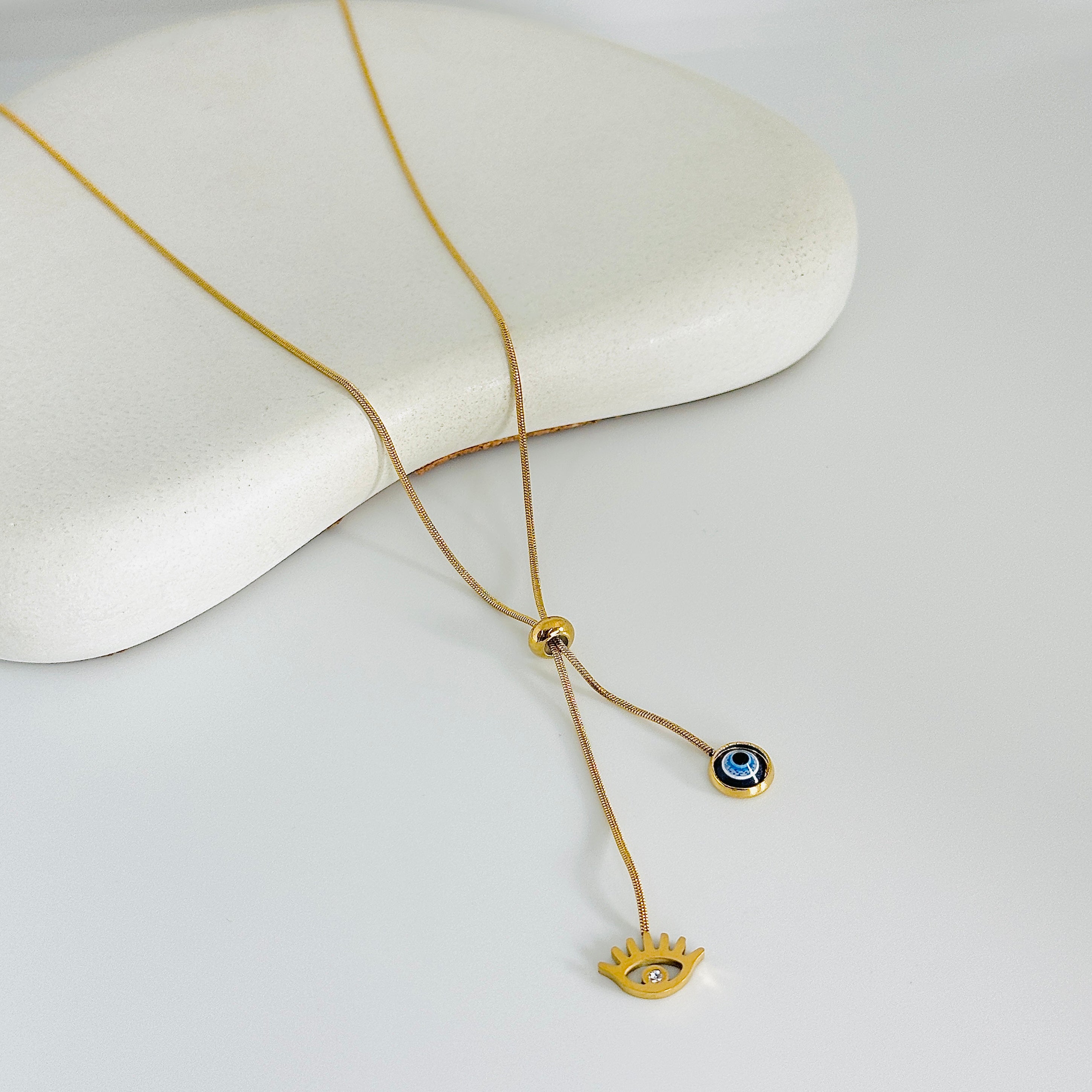 Evil Eye Gold Necklace