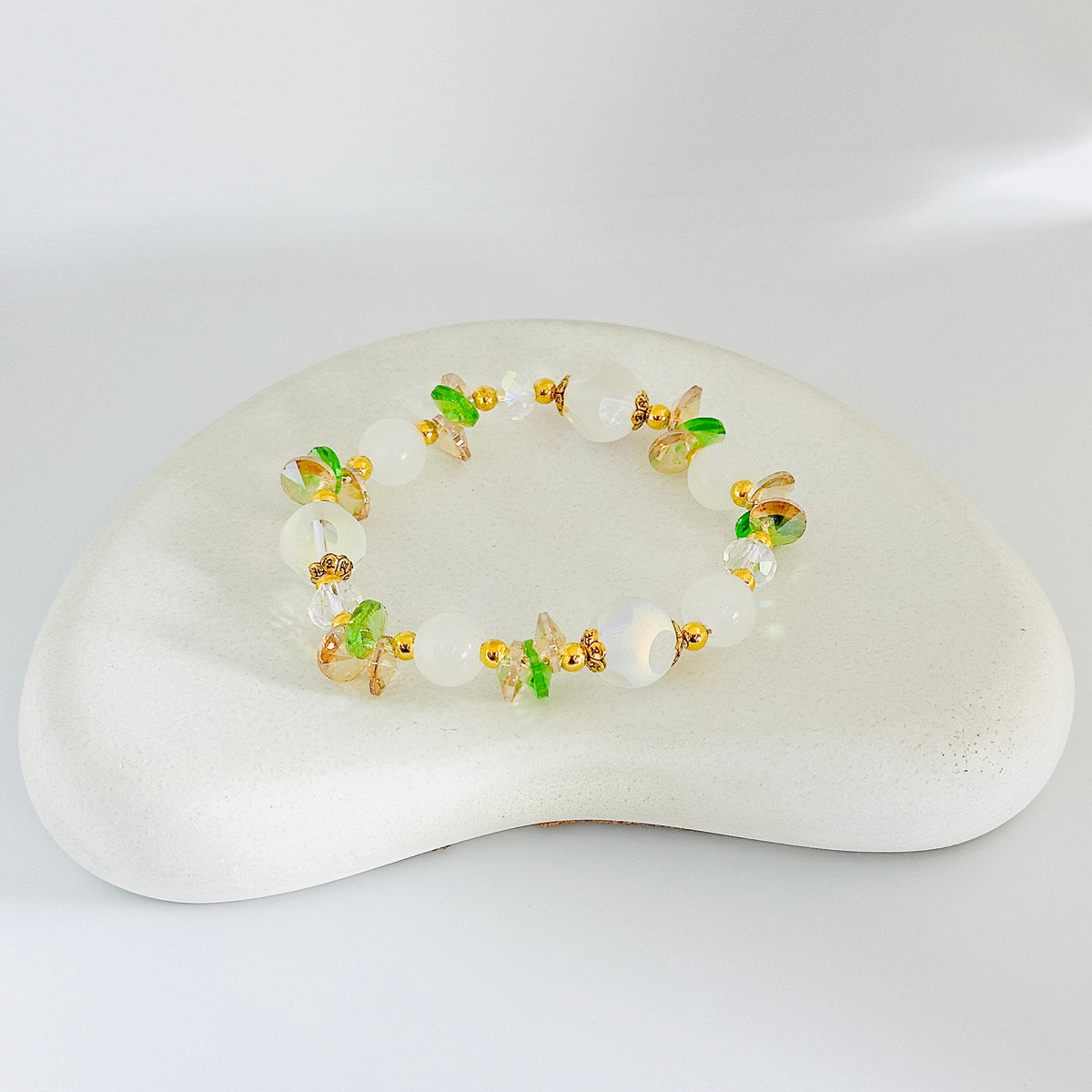 Unisex Charms Green Bracelet