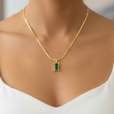 Grace Stone Gold Necklace