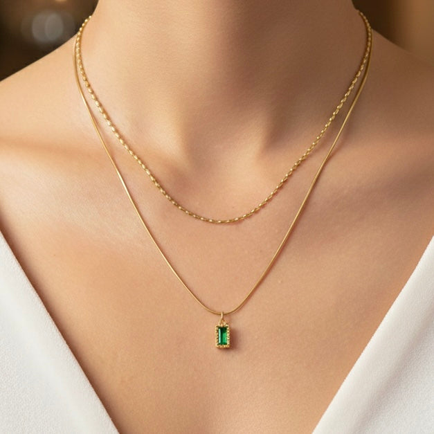 Romilly Layerd Gold Necklace