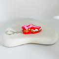 Red Sneaker Large Keychain
