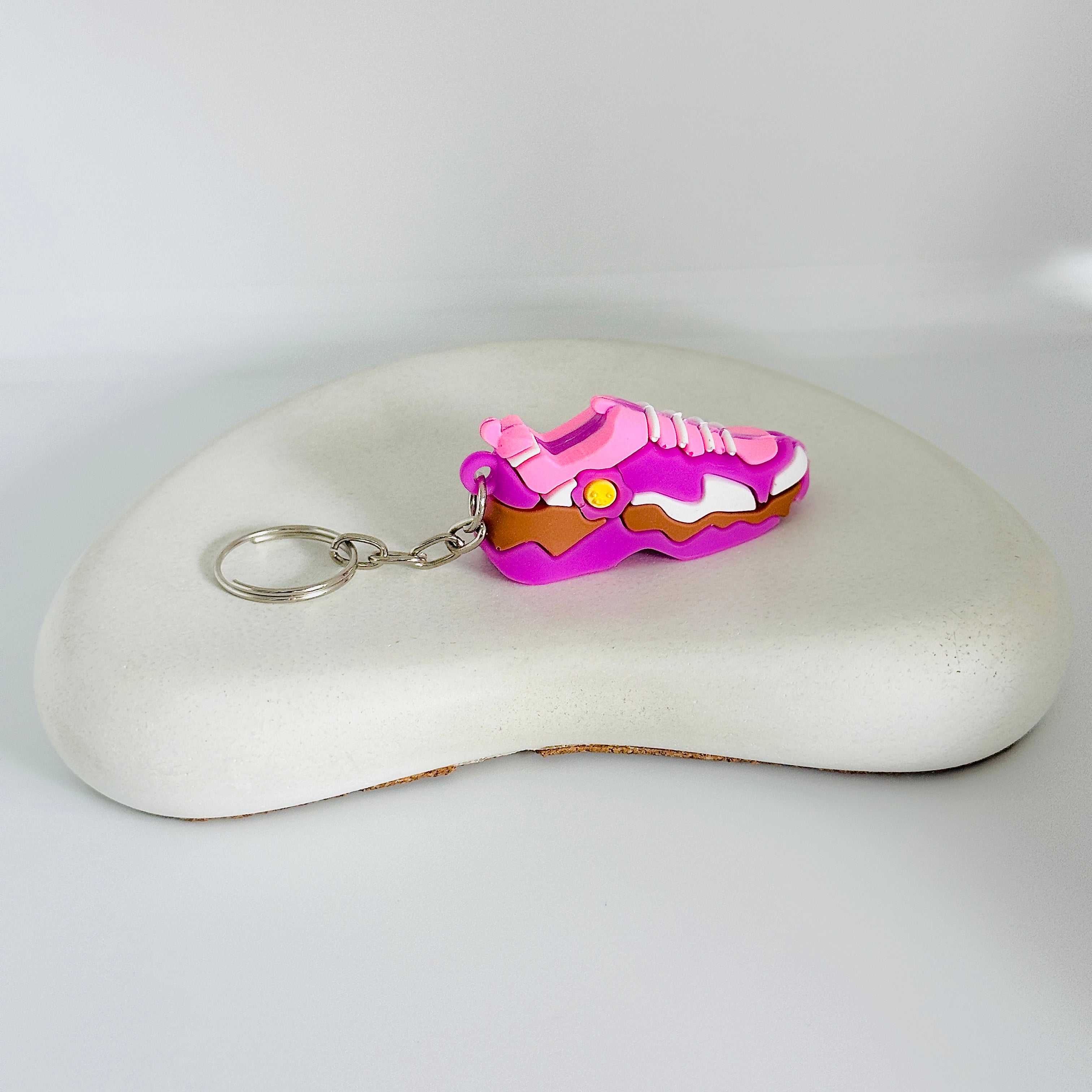 Purple Sneaker Large Keychain