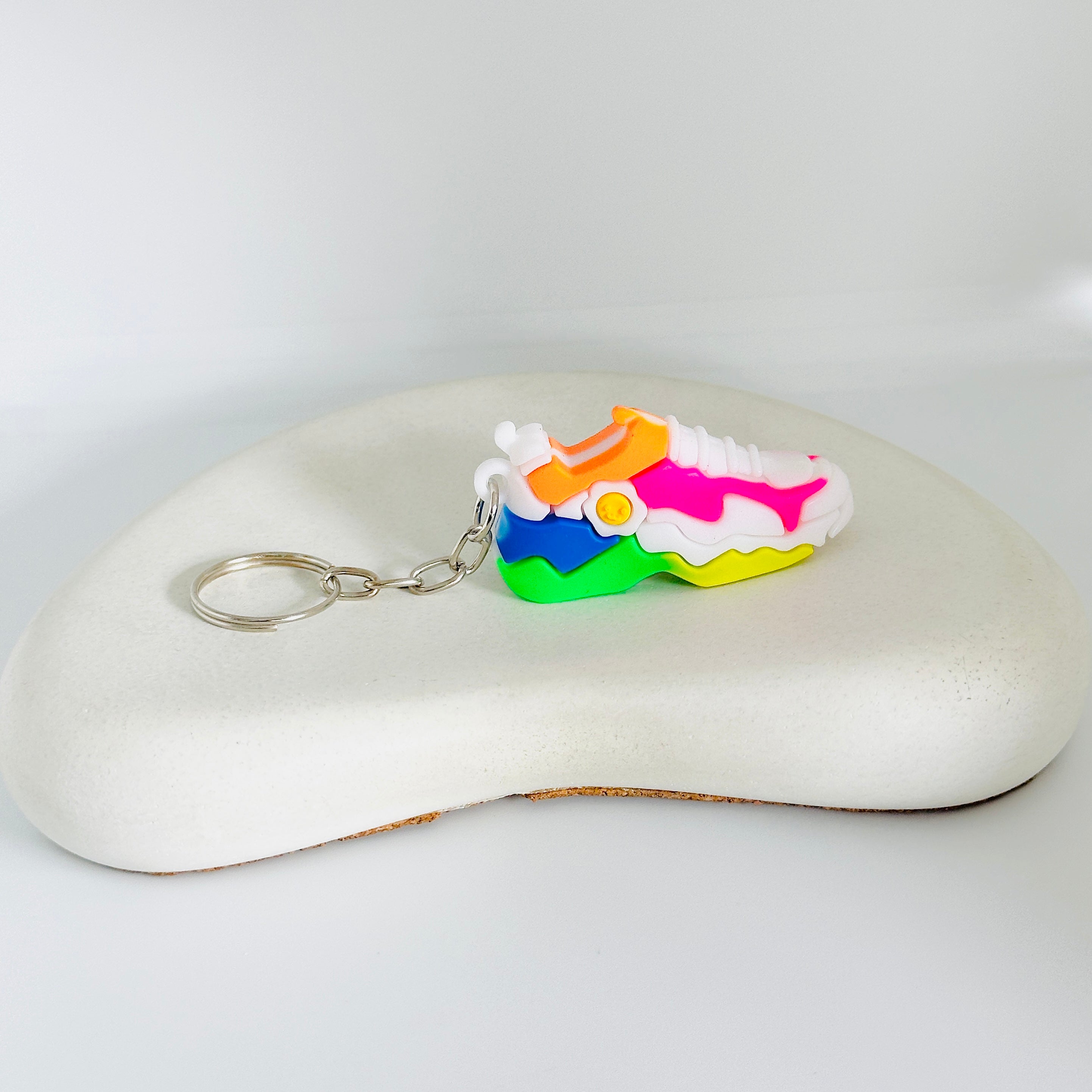 Multi Color Sneaker Large Keychain