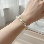 Unisex Charms Green Bracelet