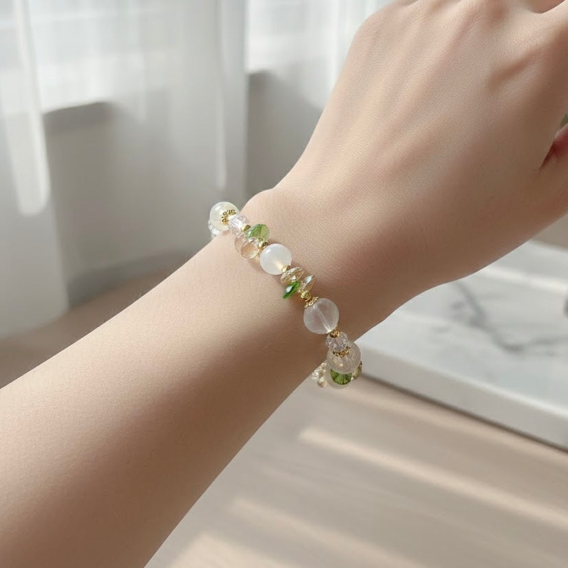 Unisex Charms Green Bracelet