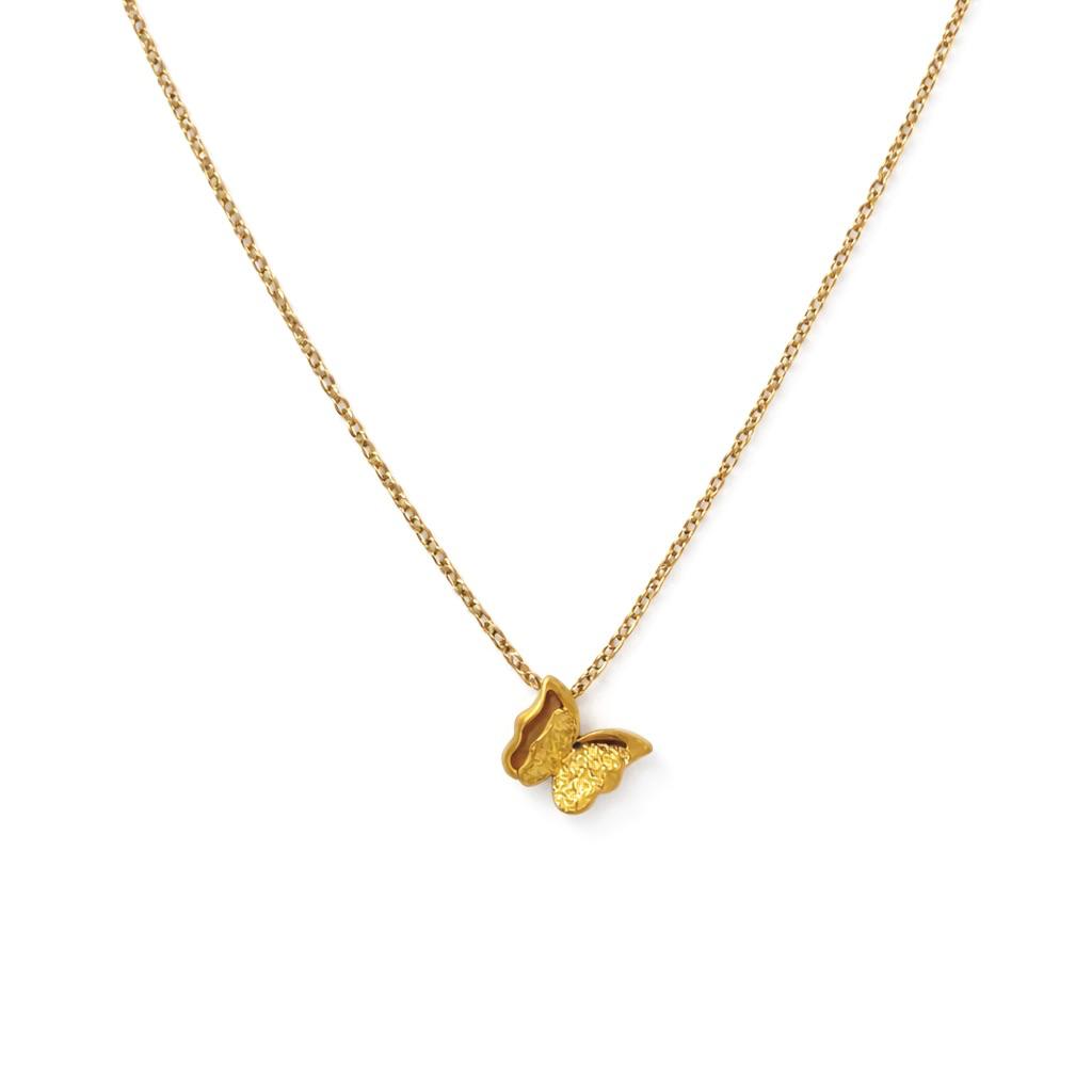 Butterfly Gold Necklace
