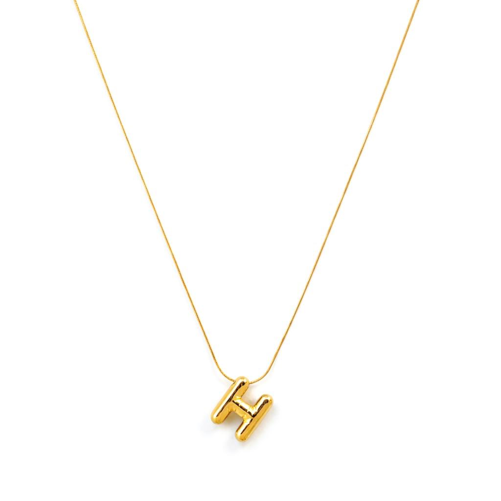 Letter H Gold Chain