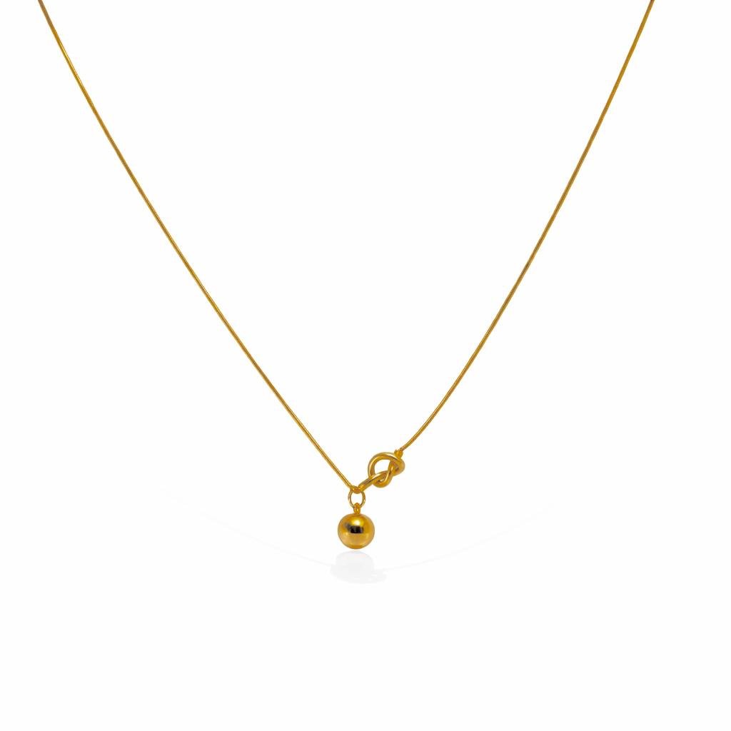 Knot Gold Necklace
