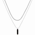 Silver Layered Necklace