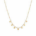 Daisy Hanging Gold Necklace