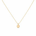 Cream Gold Necklace