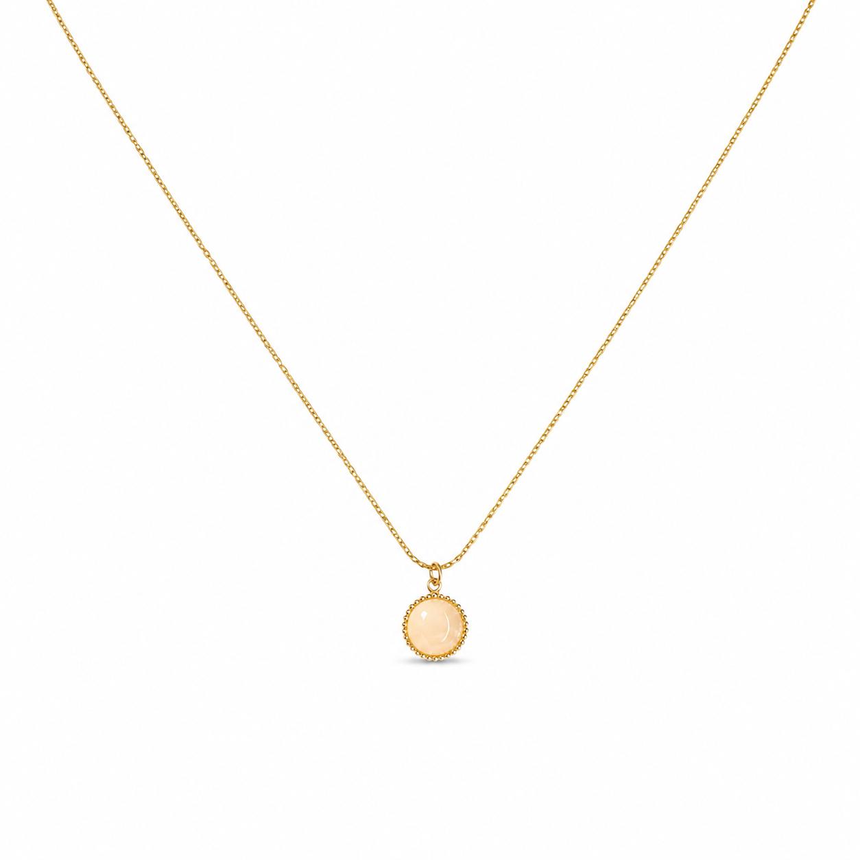 Cream Gold Necklace