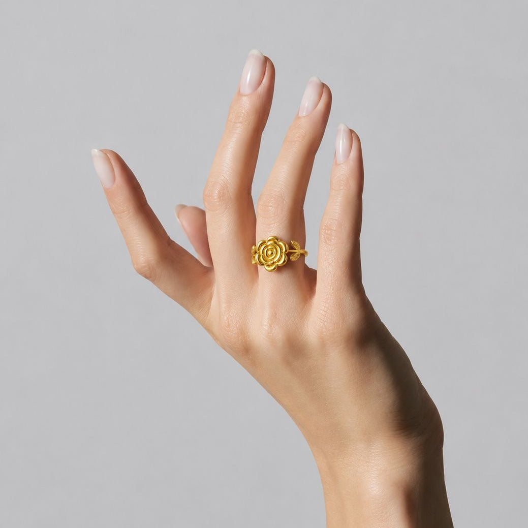 Rose Gold Ring (Adjustable Size)