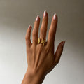 Shell Gold Ring (Adjustable Size)