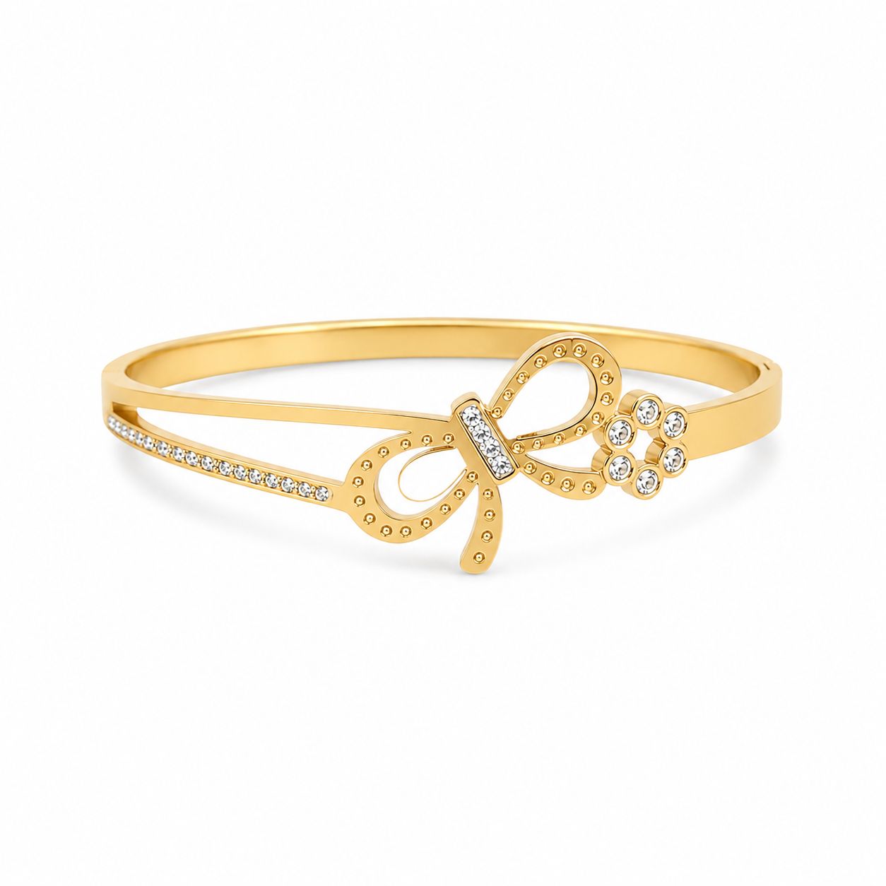 Butterfly Gold Thin Wrist Bangle Bracelet