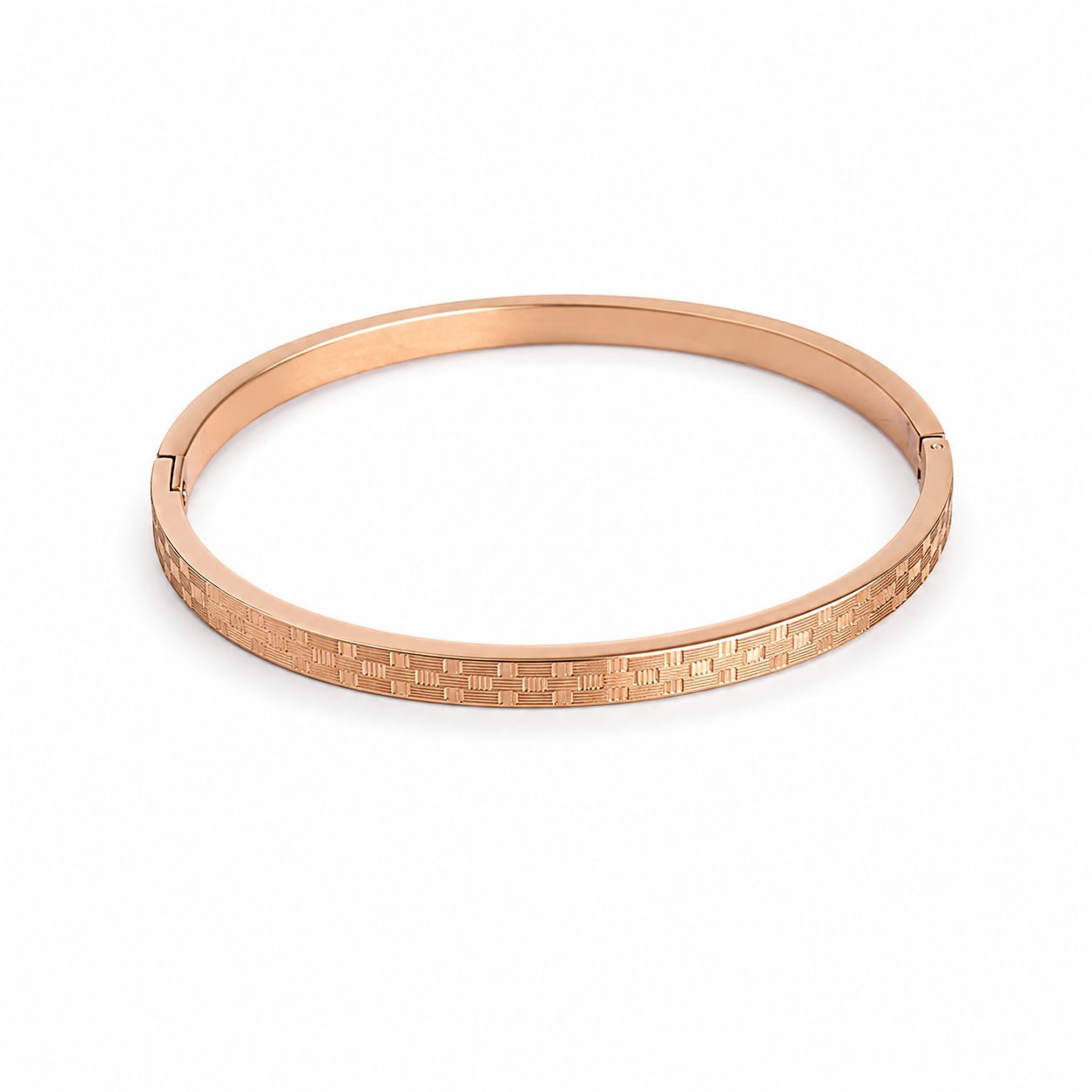 Rose Gold Thin Wrist Bangle Bracelet