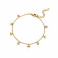 Heart Beat Gold Bracelet