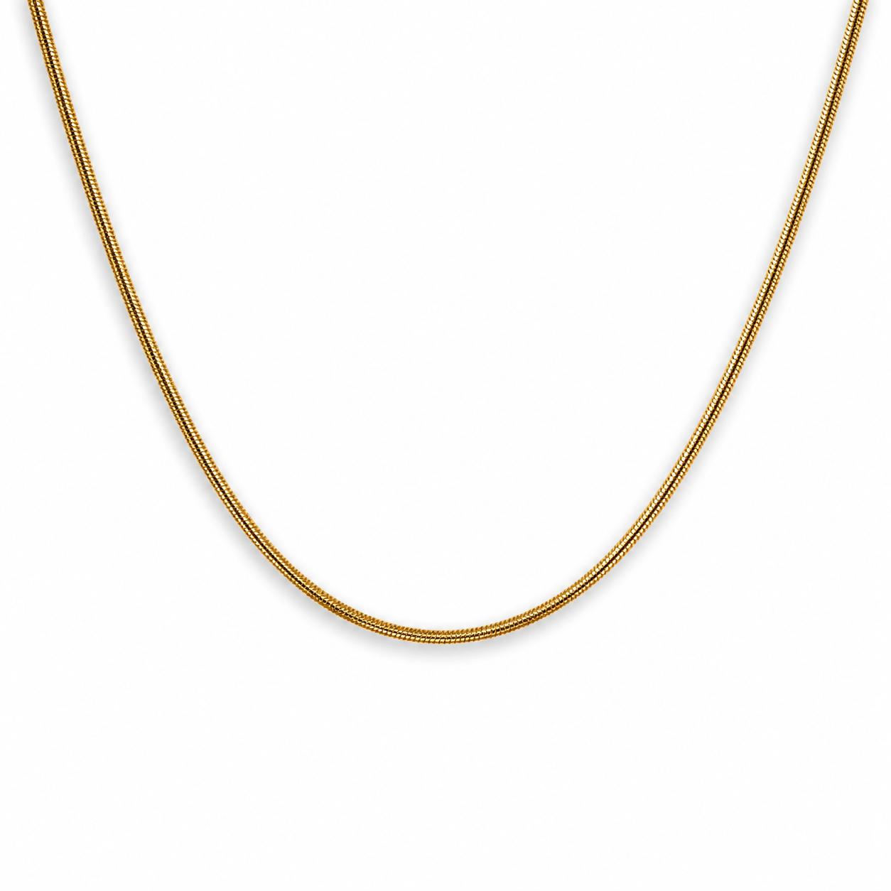 Thin Snake Chain gold Necklace