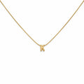 Letter K Gold Necklace