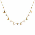 Cherry Hanging Gold Necklace