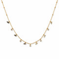 Snake Dangling Gold Necklace