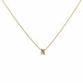 Letter N Gold Necklace