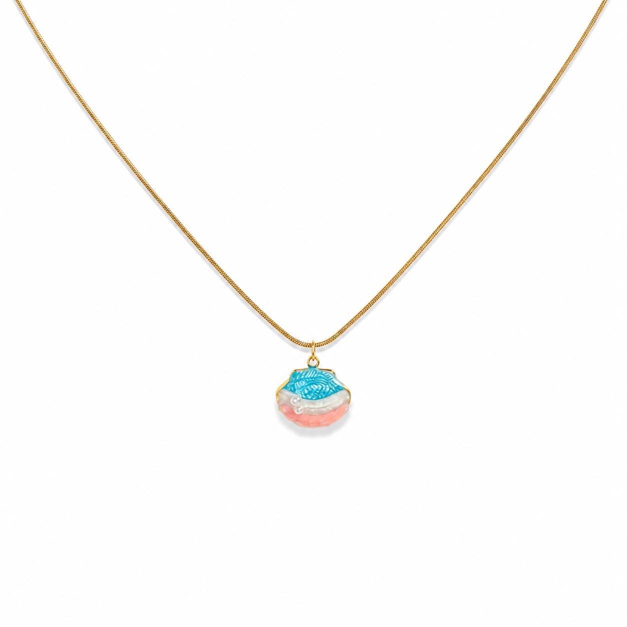 Sea Shell Gold Necklace