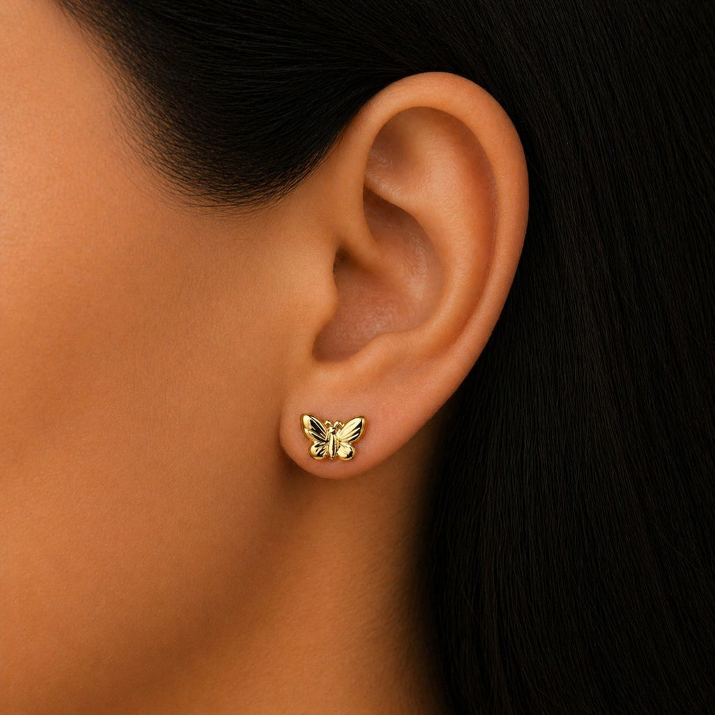 Butterfly Gold Earrings