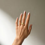 Shell Gold Ring (Adjustable Size)