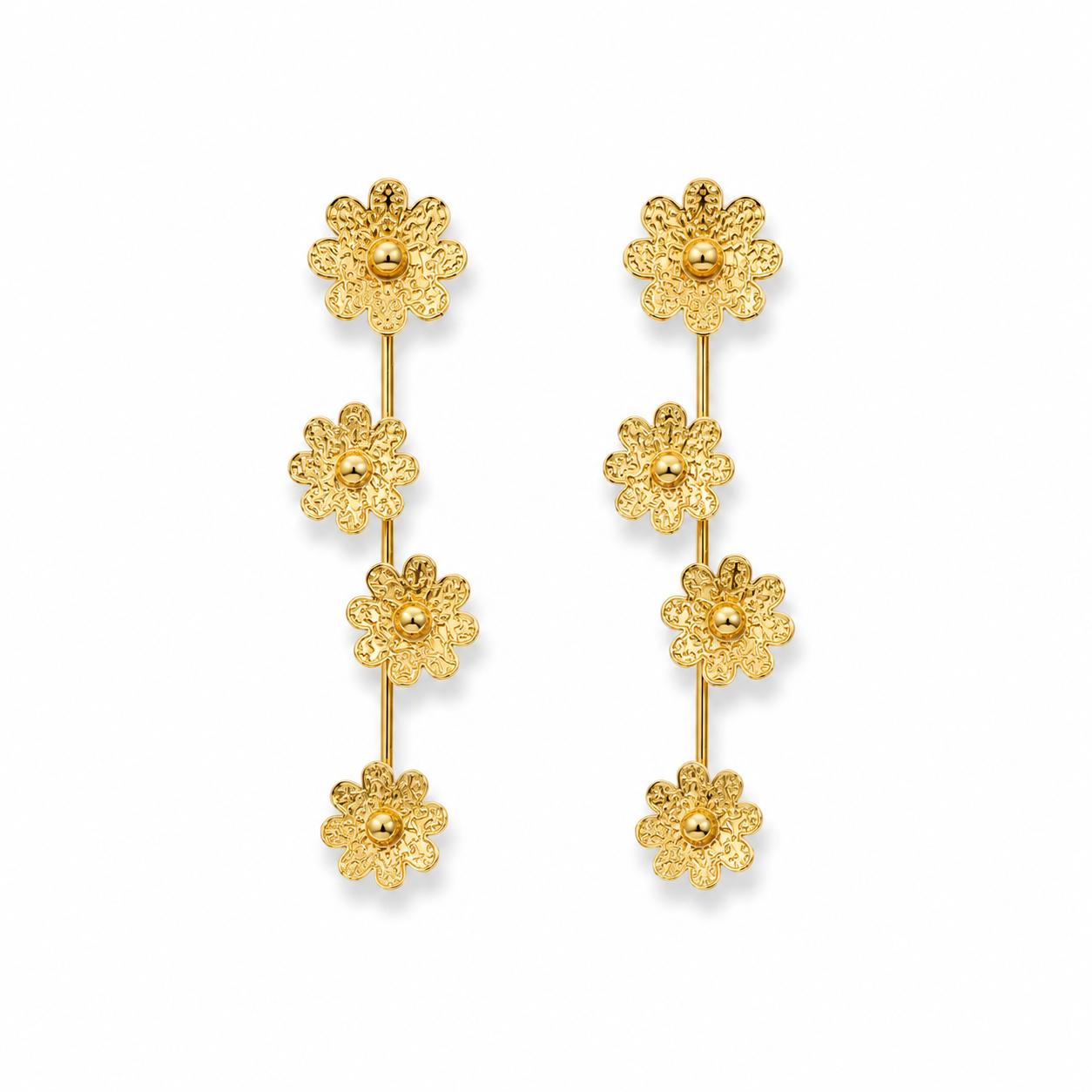 Daisy Gold Earrings