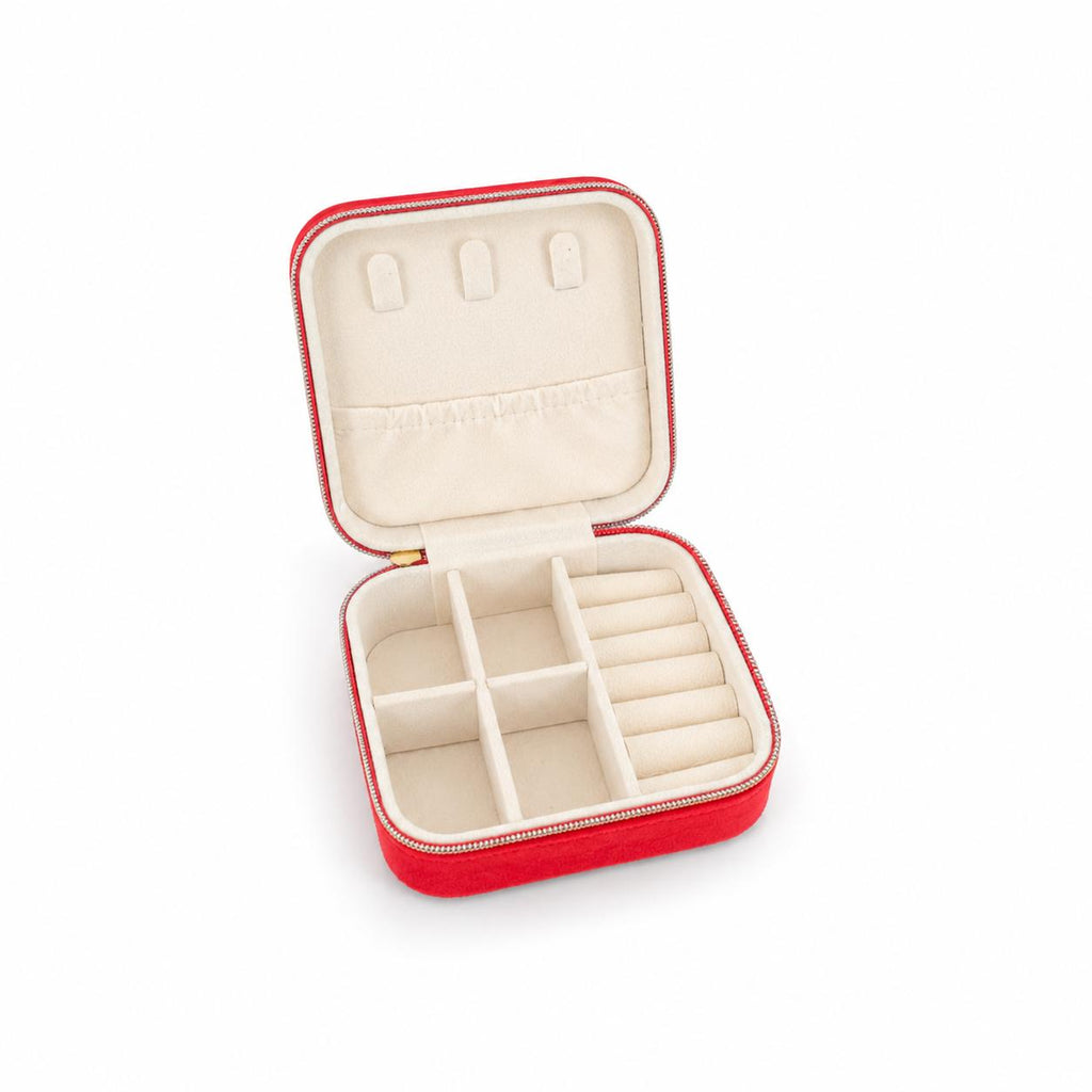 Red Velvet Jewellery Box