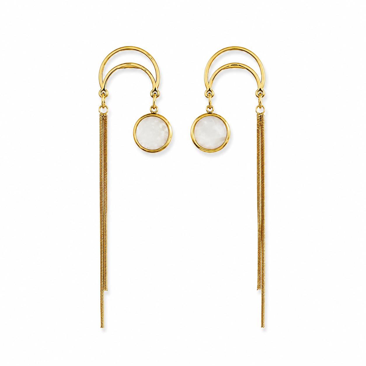 Moon Gold Earrings