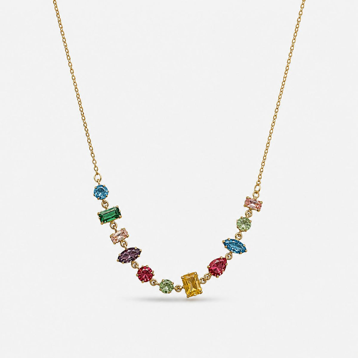Multicolour Gold Necklace
