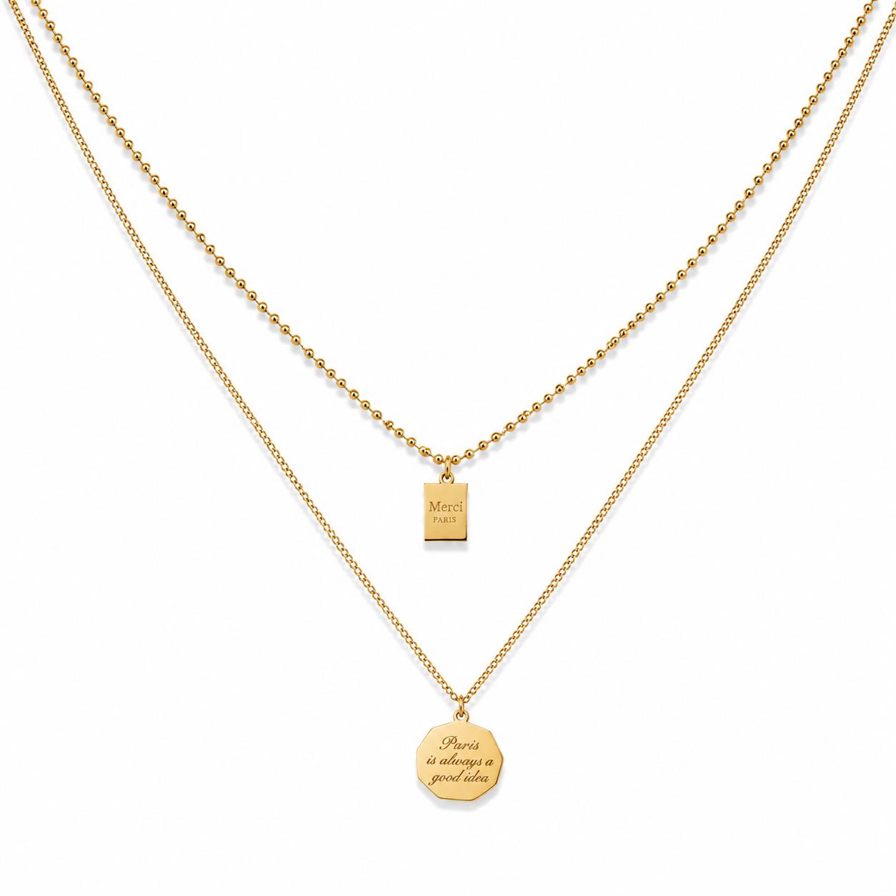Paris Gold Necklace
