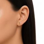 Guitar Gold Earrings