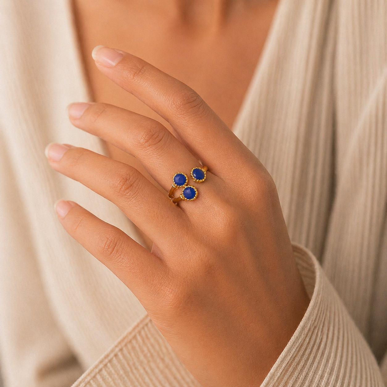 Eliana Gold Ring (Adjustable size)