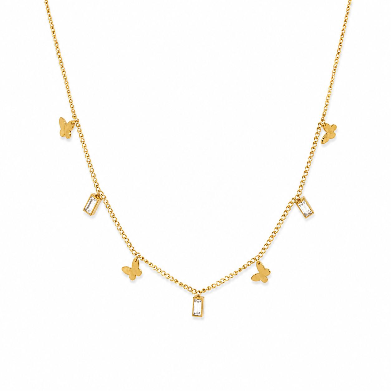Butterfly Gold Necklace