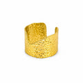 Molten Gold Bangle Bracelet (Adjustable Size)