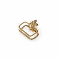 Flower Rectangle Hair Clip