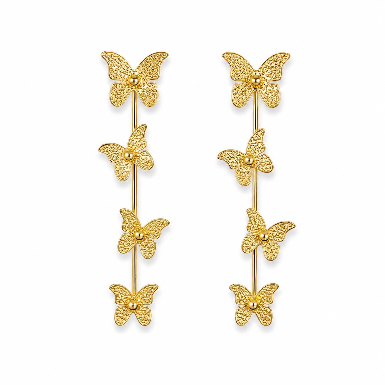Butterfly Gold Earrings