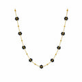 Black Daisy Gold Necklace