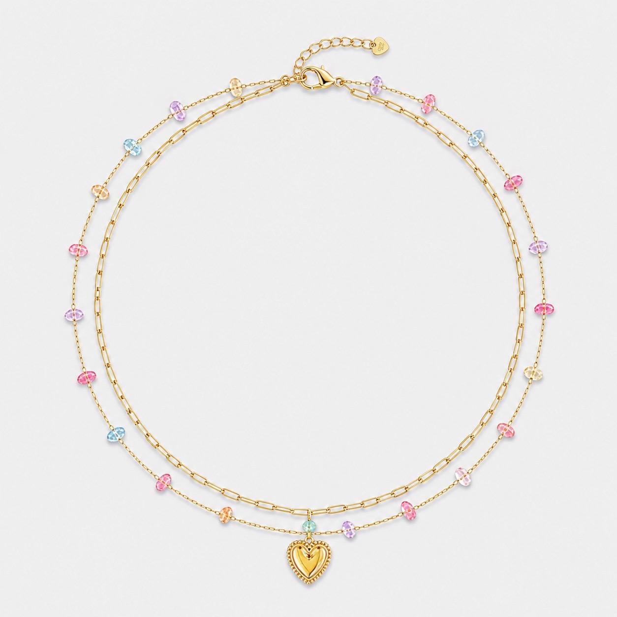 Heart Stone Gold Waist Chain