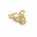 Pearl Bow Gold Clip