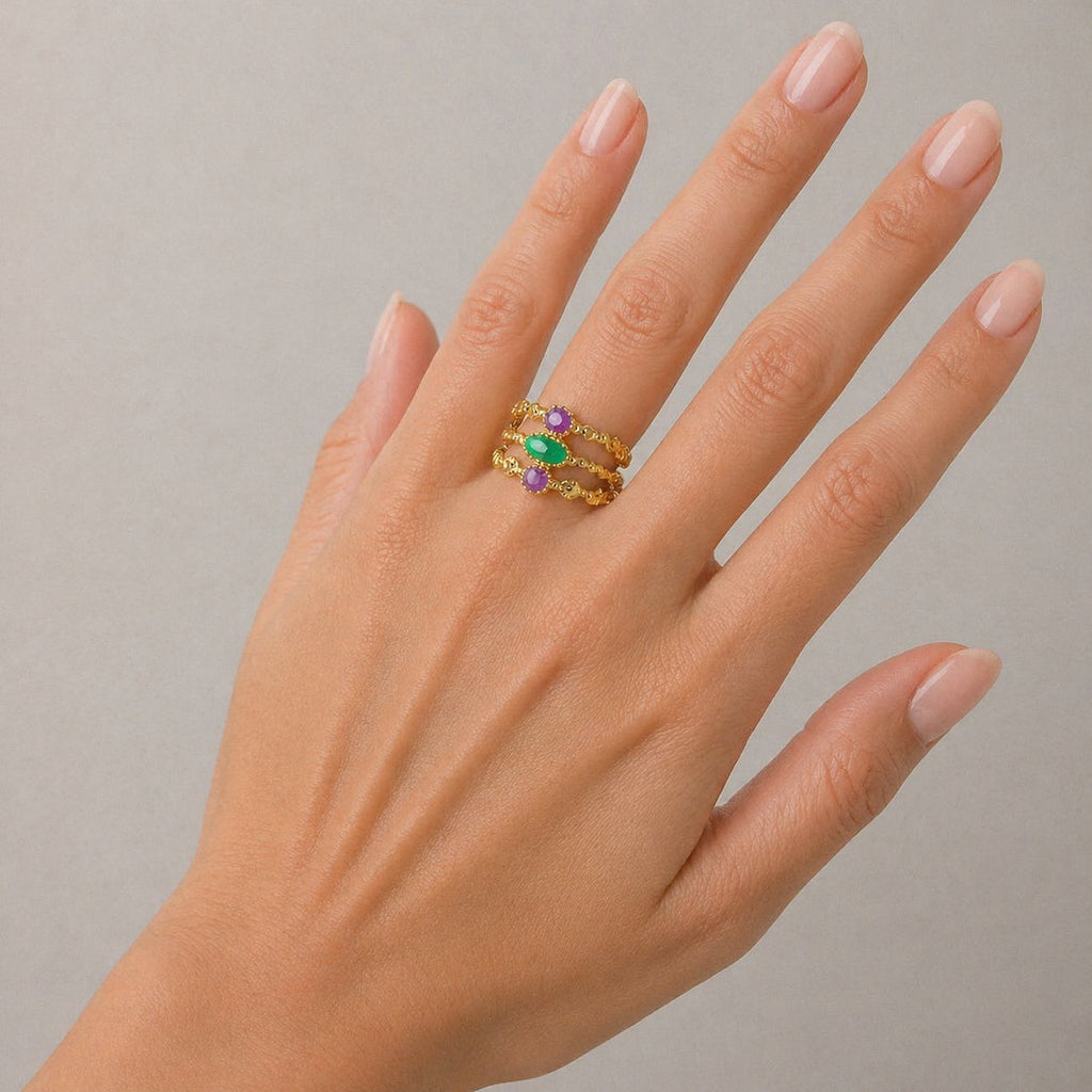 Maria Gold Ring (Adjustable size)